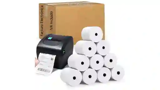 Rollo Térmico 80x60 Caja X 60 Unidades Para Impresoras Pos