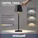 Lampara Led Set X2 Mesa Inalambrica Maxwell Minimalista