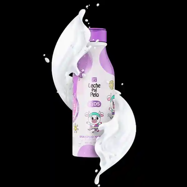 Shampoo Nutritivo Leche Pal Pelo Kids 440 Ml