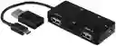 Adaptador Multipuertos Usb, Lector De Tarjeta