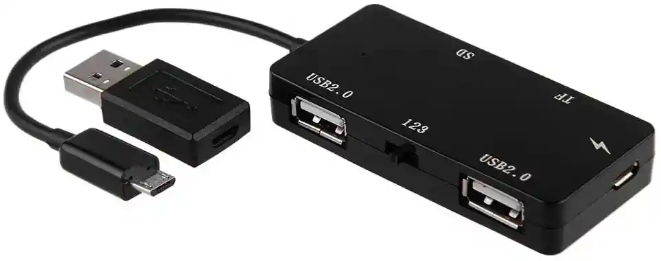 Adaptador Multipuertos Usb, Lector De Tarjeta