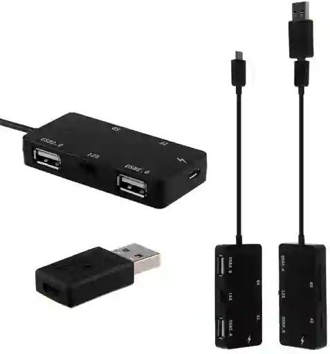 Adaptador Multipuertos Usb, Lector De Tarjeta