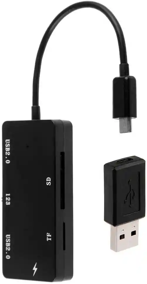 Adaptador Multipuertos Usb, Lector De Tarjeta