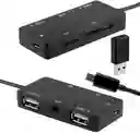 Adaptador Multipuertos Usb, Lector De Tarjeta