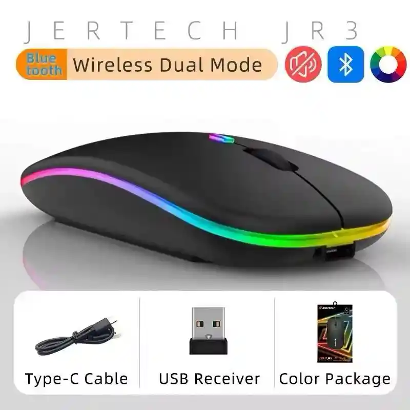 Mouse Inalámbrico Diseño Delgado Jertech Jr3