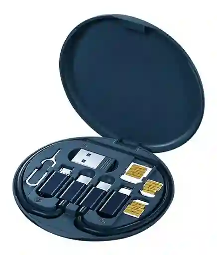 Kit Viajero Multifuncional De Cables De Datos