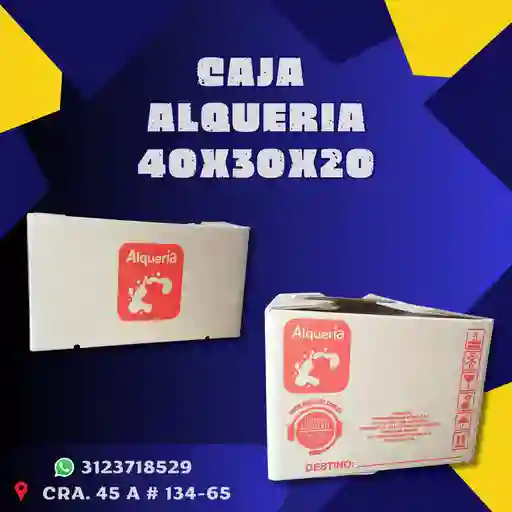 Caja Alqueria - 40x30x20