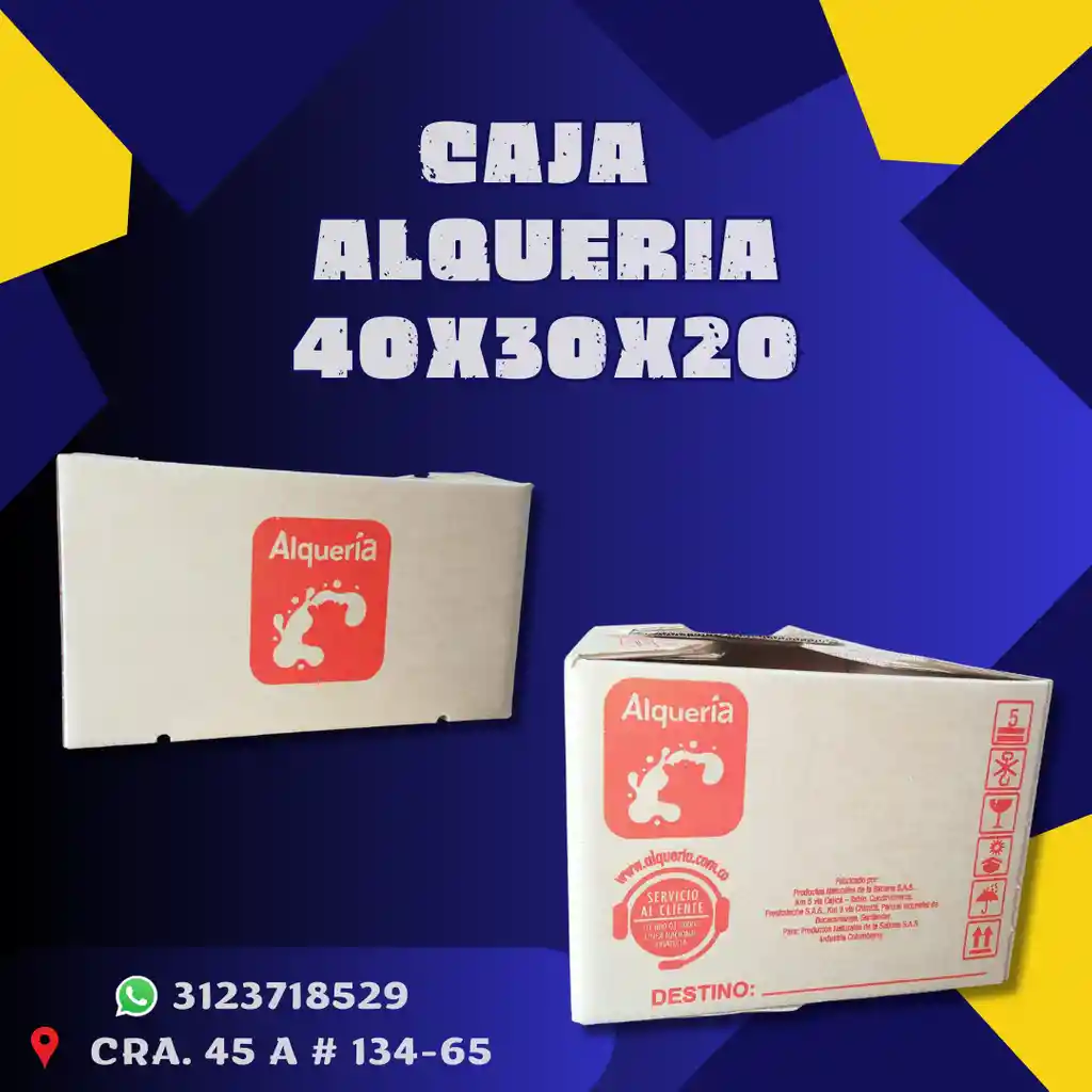 Caja Alqueria - 40x30x20