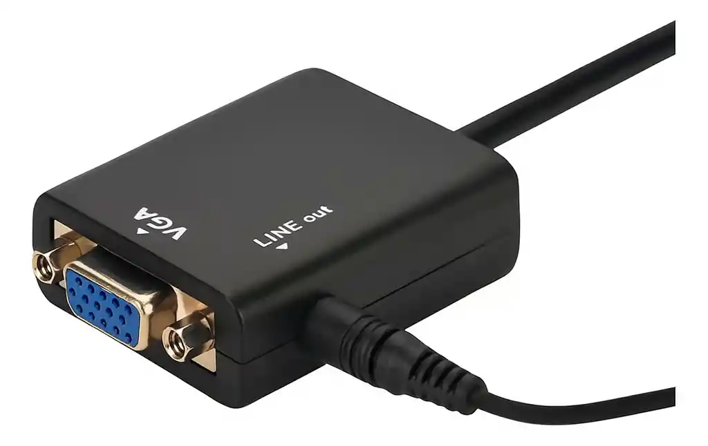 Convertidor Hdmi Macho A Vga Hembra Salida Video Adaptador