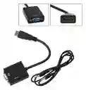 Convertidor Hdmi Macho A Vga Hembra Salida Video Adaptador