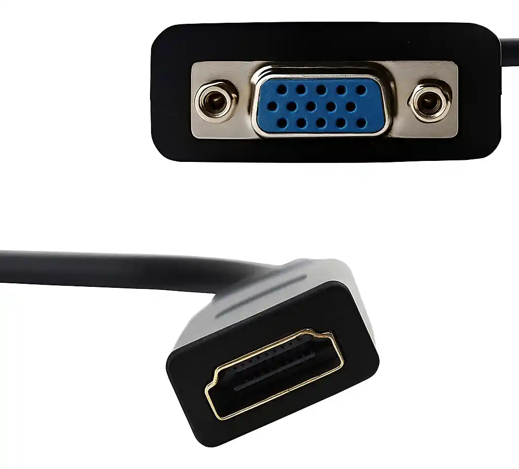 Convertidor Hdmi Macho A Vga Hembra Salida Video Adaptador