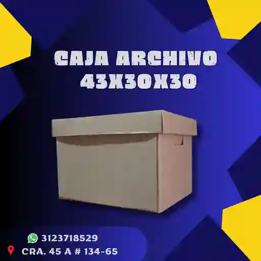 Caja De Archivo - 43x30x30