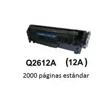 Toner Laser Generico Hp 12a Compatible 1010 1012 1015 Negro