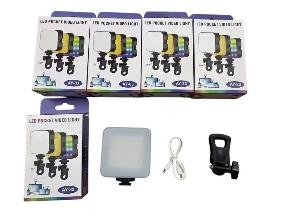 Luz Led Rgb Recargable Para Celular Ay-83
