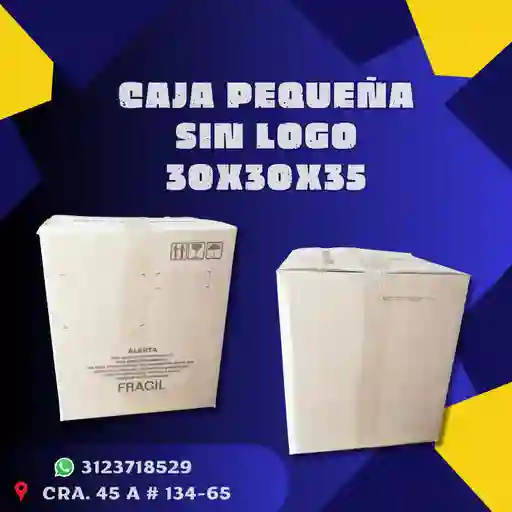 Caja Pequeña Sin Logo - 30x30x35