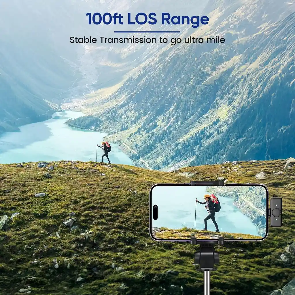 Microfonos Inalambrico Solapa Para Celular Iphone Ipad Camar