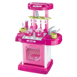 Maleta Cocina Armable Portatil Juguete Niñas Interactivo