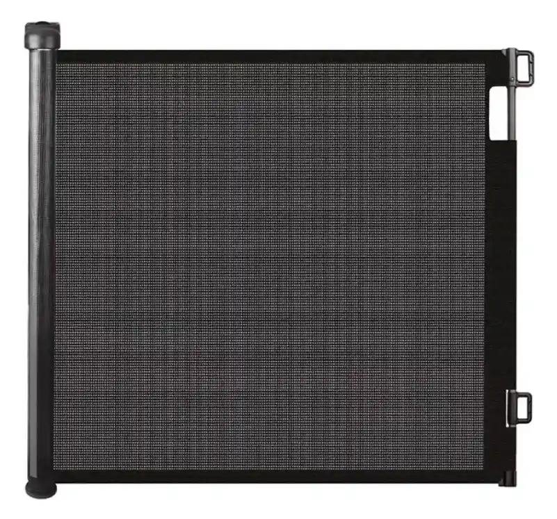 Puerta Retráctil Seguridad Bebe Mascota Extensible 1.8 Mts Negra