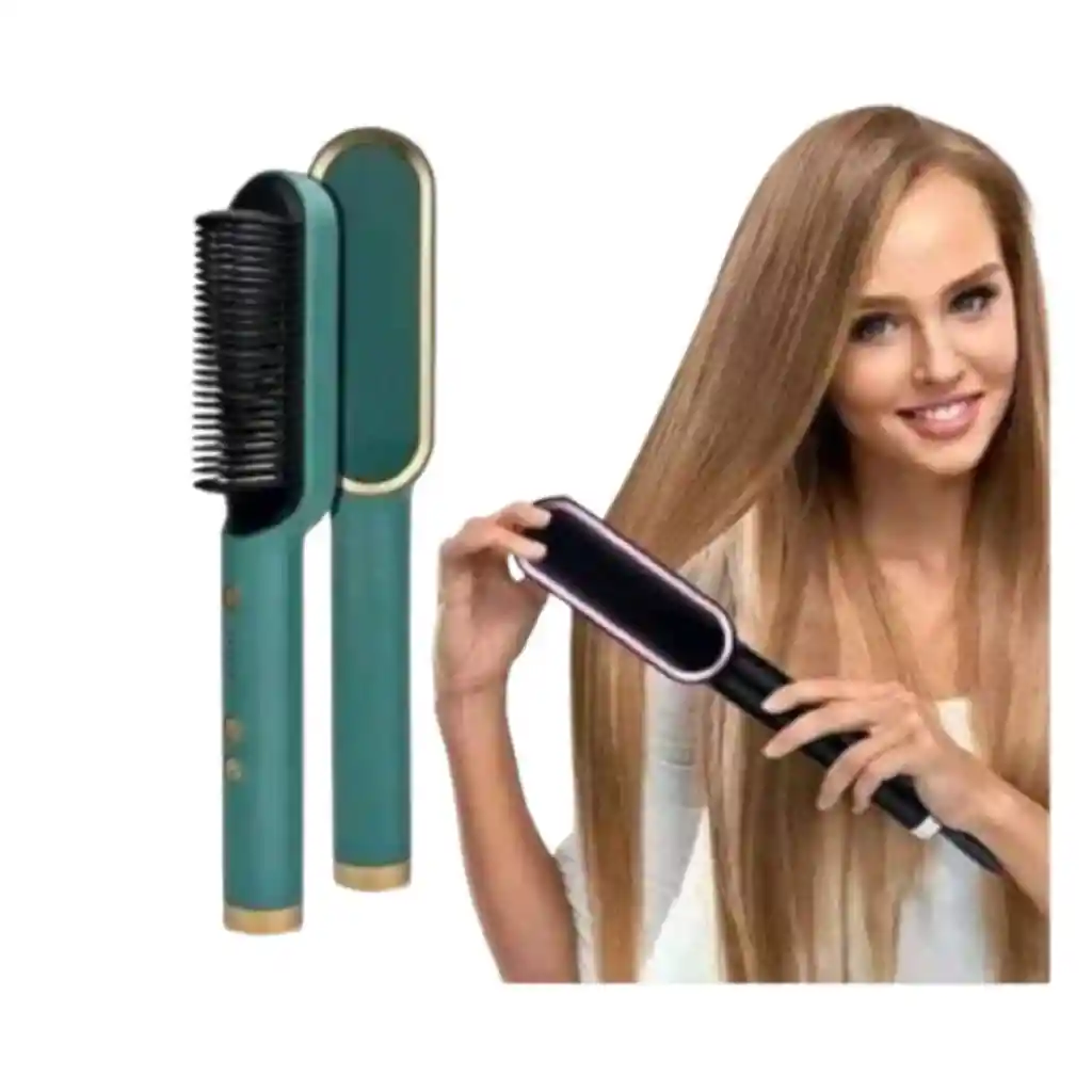 Cepillo Plancha Secador 2 En 1 Alisador