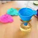 Embudo Retráctil De Silicona - Verde