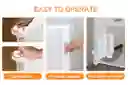 Puerta Retráctil Seguridad Bebés Mascotas Blanca 1.4 Mts Fácil Instalación