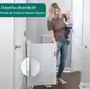 Puerta Retráctil Seguridad Bebés Mascotas Blanca 1.4 Mts Fácil Instalación