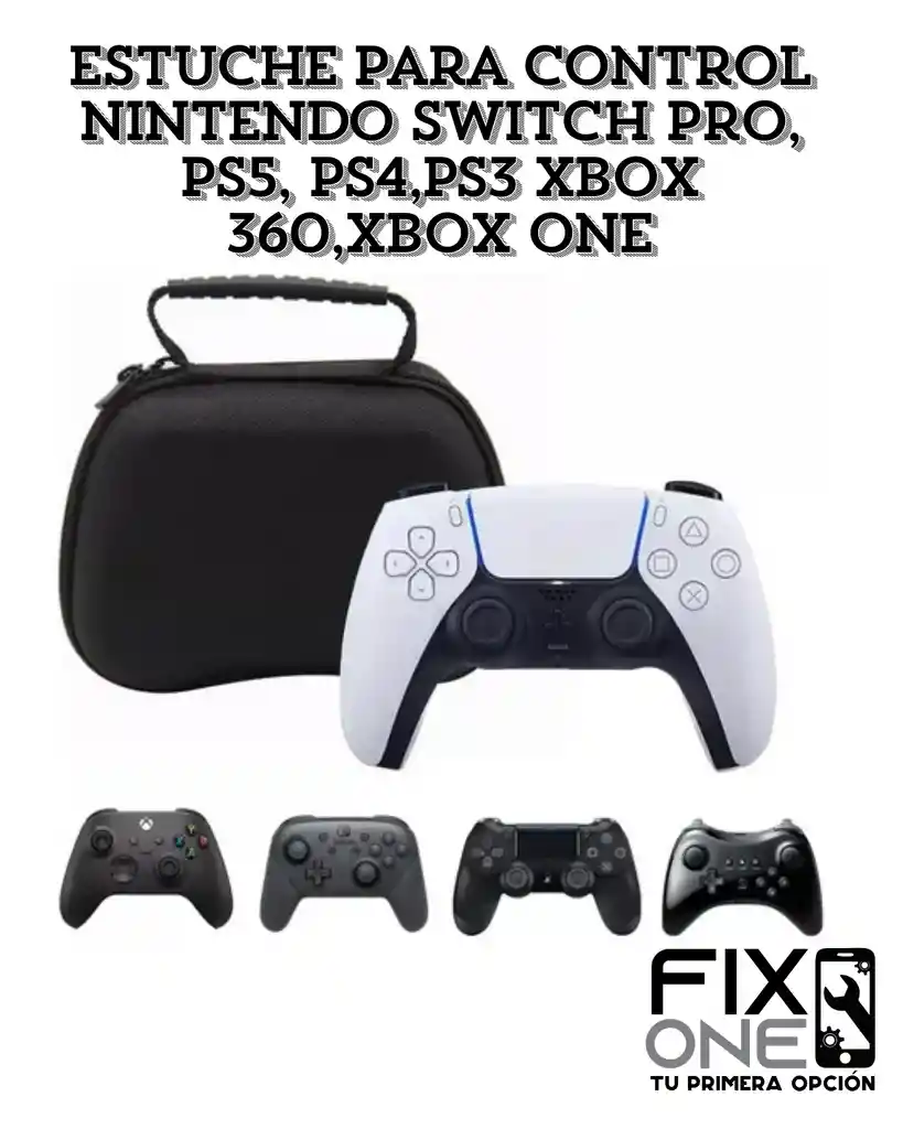 Estuche Para Control Nintendo Switch Pro, Ps5, Ps4,ps3 Xbox 360,xbox One