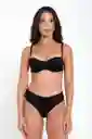 Panty Brasilera Unicolor De Algodón Peinado Premium (1059) Negro L