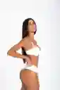 Panty Brasilera De Algodón Premium (1059) Blanco S