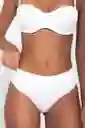 Panty Brasilera De Algodón Premium (1059) Blanco L