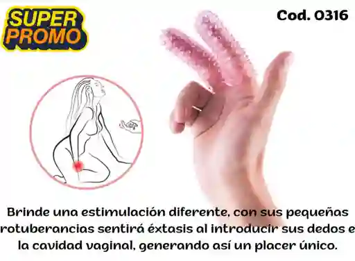 Funda De Dedos De Placer Estimulación Del Punto G Juguetes Sexuales