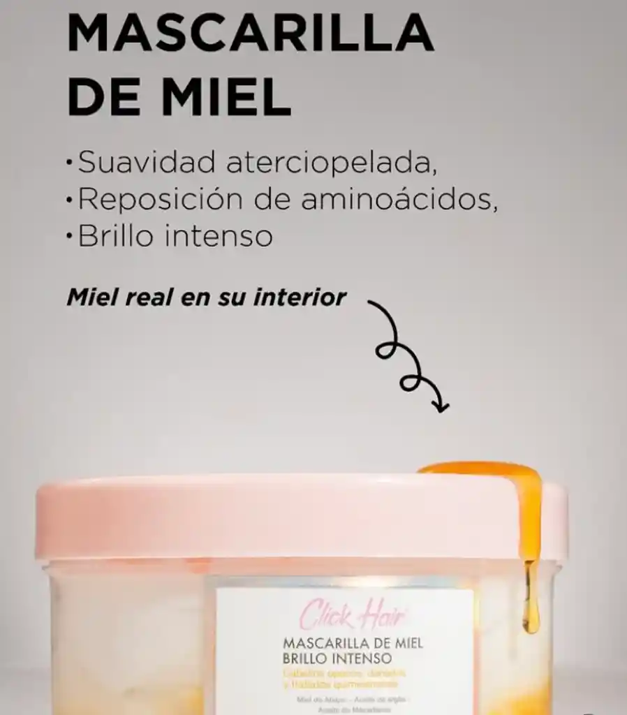 Mascarilla Capilar De Miel Click