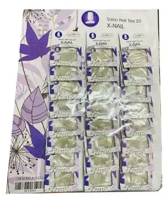 Uñas Postizas Transparentes Marca Adoro