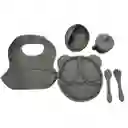 Set Vajilla Bebe En Silicona Kit Alimentacion 6 Piezas Niño