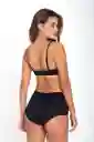 Panty Bóxer De Algodón Premium (6089) Negro S