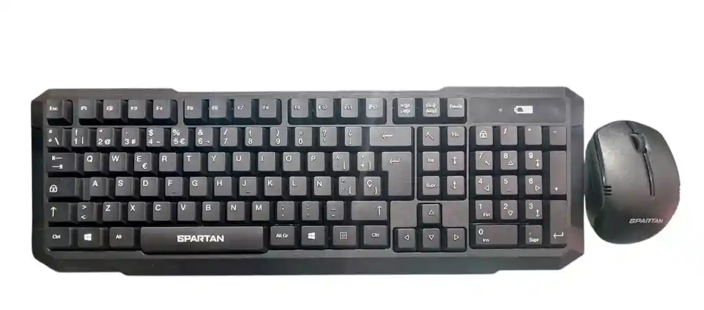 Combo Teclado Y Mouse Inalámbrico Negro Ws-610