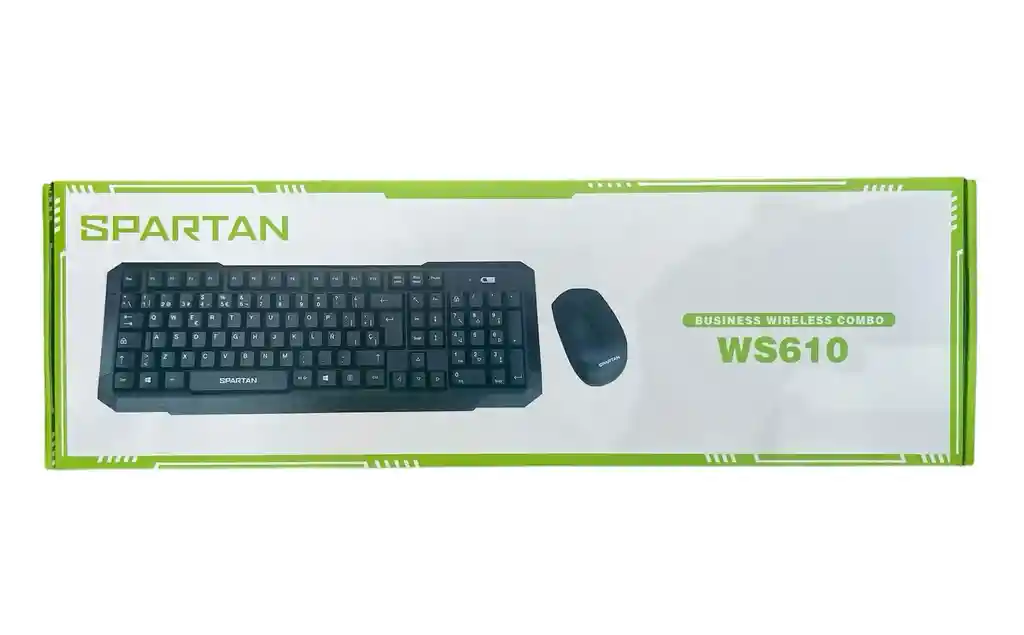 Combo Teclado Y Mouse Inalámbrico Negro Ws-610