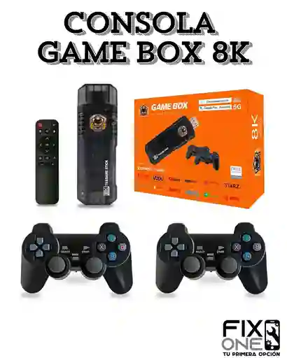 Consola De Videojuegos Retro Y Aplicaciones De Streaming Game Box 8k