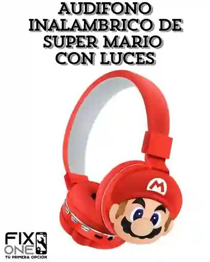 Audifono Inalambrico De Super Mario Con Luces
