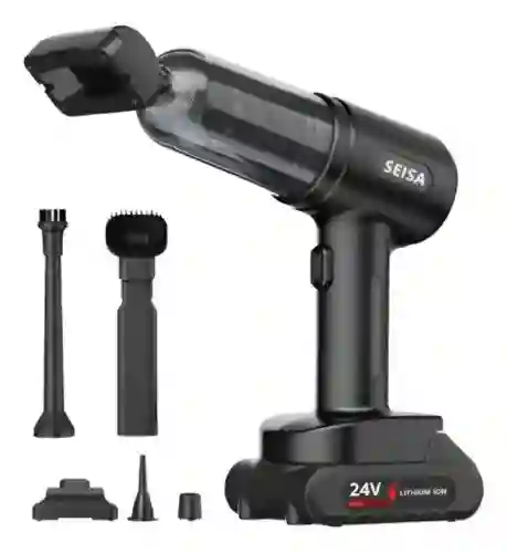 Aspiradora Para Carro Y Hogar Con Bateria De 24v