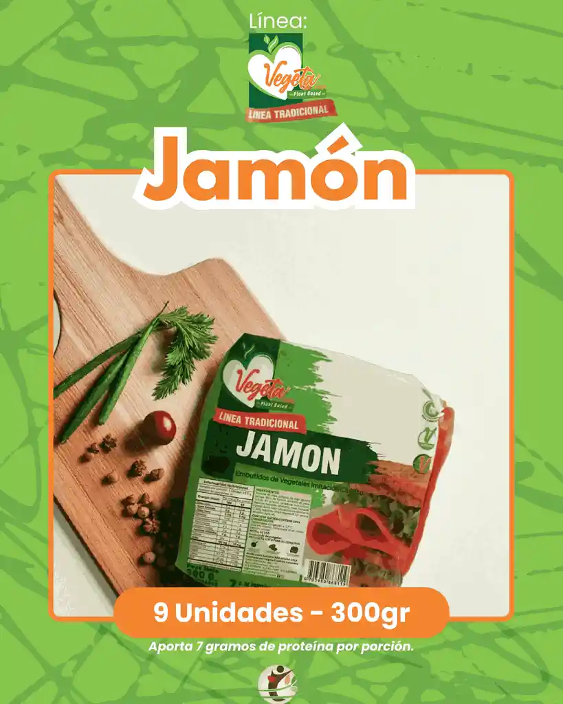Jamón Tradicional - 9 Unidades - Producto Vegano