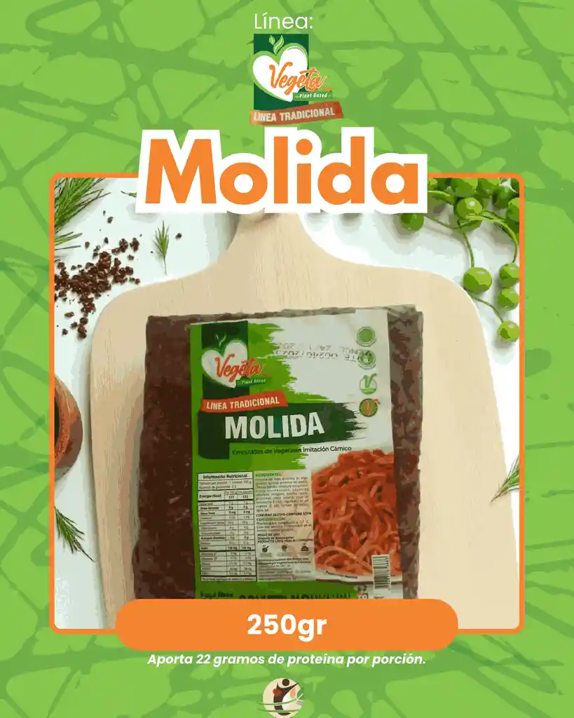 Molida - 250gr - Producto Vegano