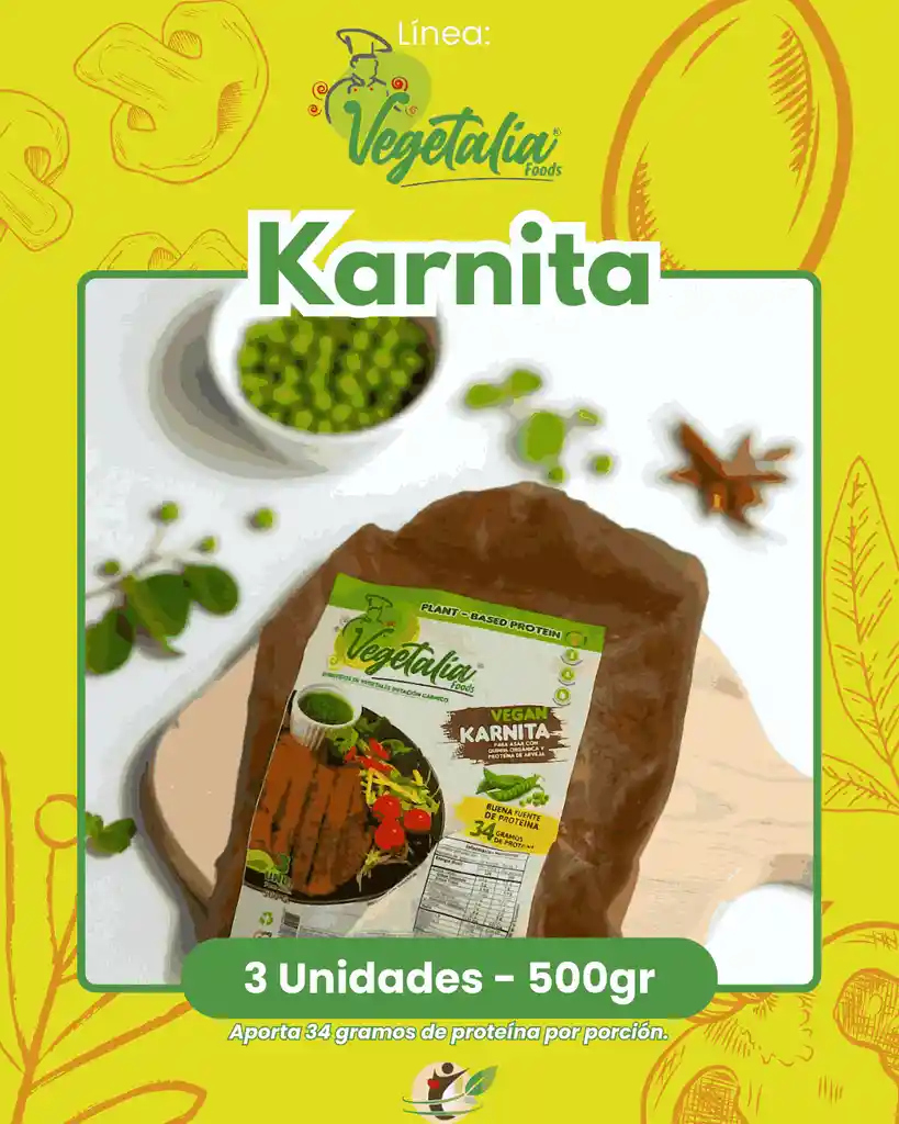 Karnita - 3 Unidades - Producto Vegano