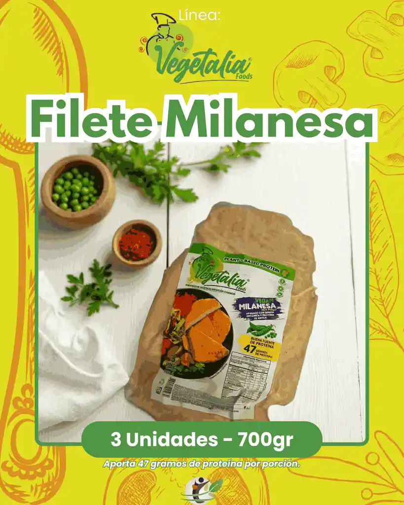 Milanesa - 3 Unidades - Producto Vegano