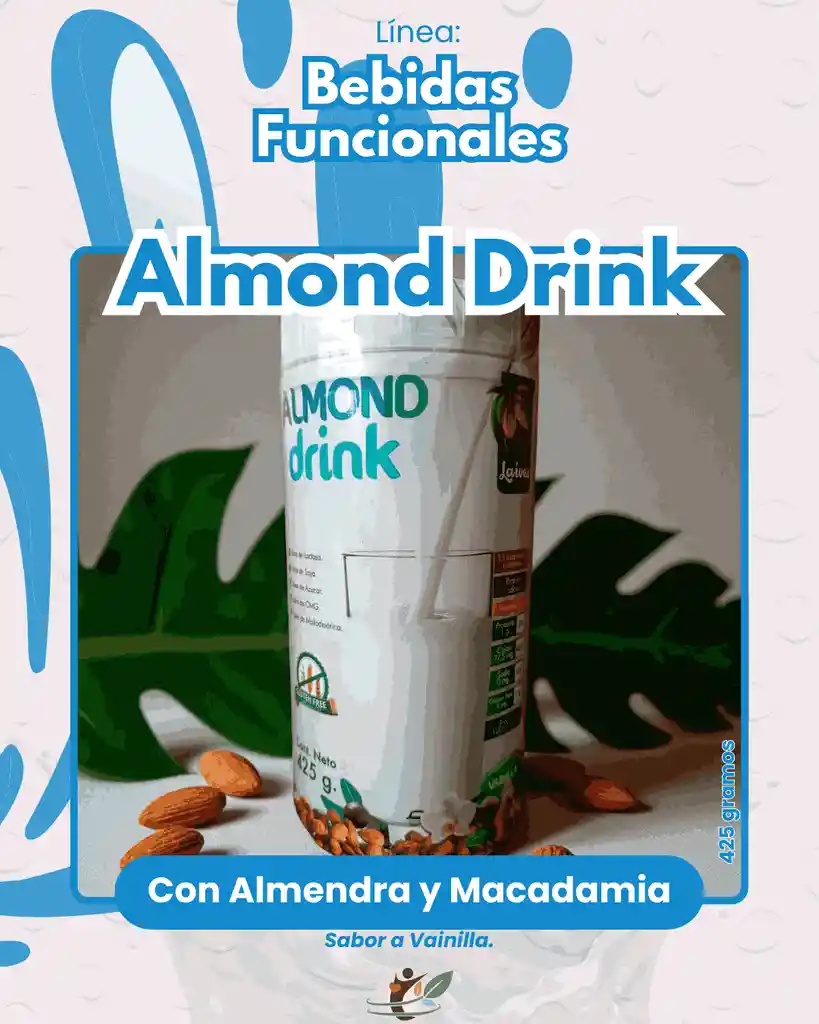 Almond Drink - Sabor Vainilla - 425 Gramos