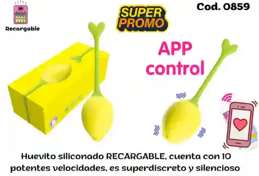 Huevo Vibrador Con Diseño De Pera Con 10 Velocidad
