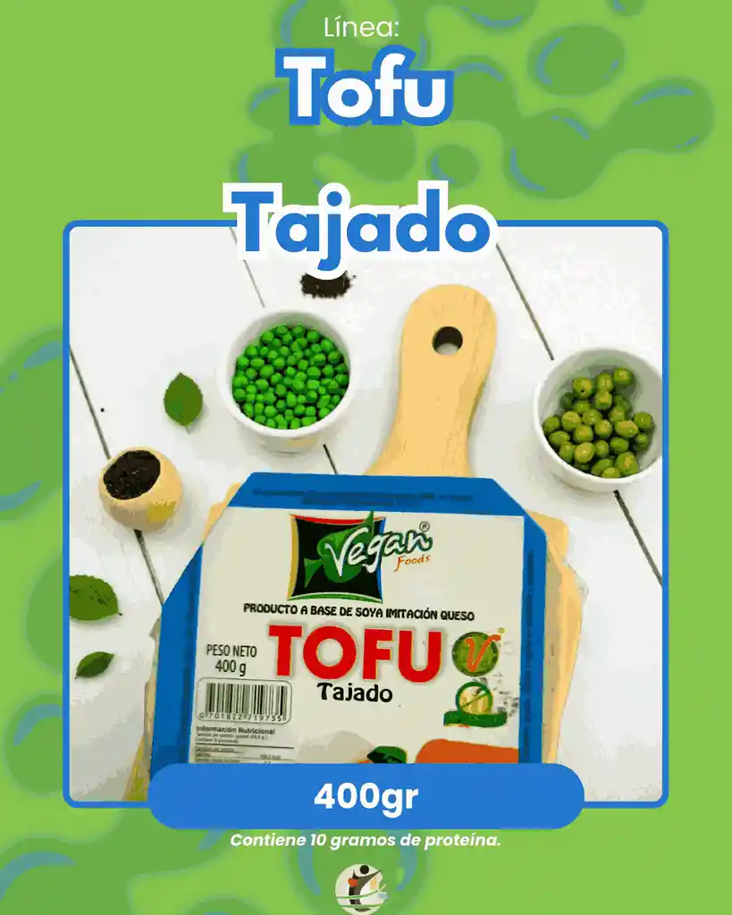 Tofu Tajado - 6 Unidades - Producto Vegano
