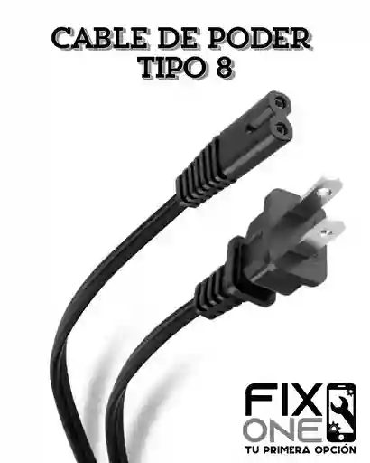 Cable De Poder Tipo 8