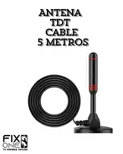 Antena Tdt Cable 5 Metros