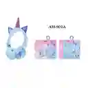 Audífono Diadema De Unicornio Bluetooth Rosado O Celeste Ah-902a